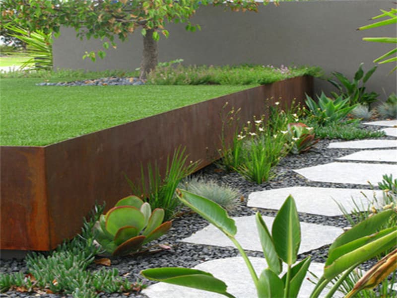 minimalism corten steel edging For Metal Art